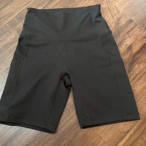 Aerie black biker shorts